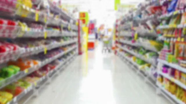 Supermarket aisle